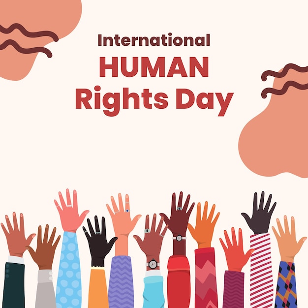 Celebração do Dia Internacional dos Direitos Humanos Post no Instagram