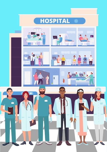 Celebração Ilustração vetorial para o Dia Mundial dos Médicos