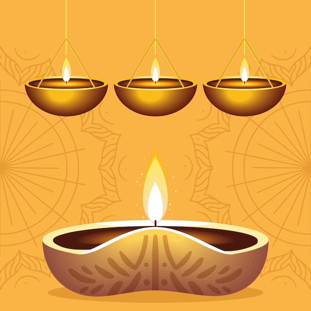 Celebração tradicional de diwali