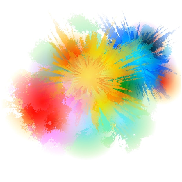 Celebrações splash color abstract colorful vector background