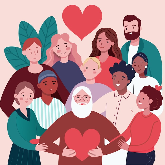 Celebrar a diversidade e o amor Um grupo multigeracional e multicultural