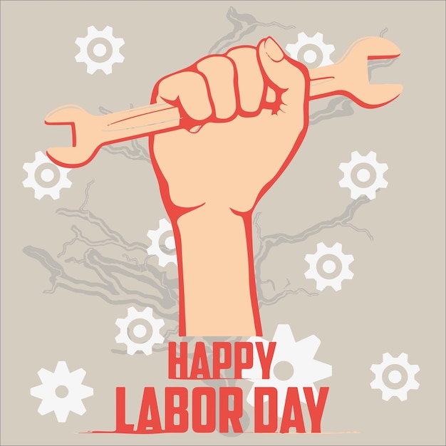 Celebrar o espírito de trabalho árduo Feliz Dia do Trabalho