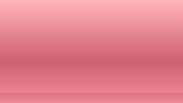 Cena de estúdio rosa em branco para exibição de produto para plano de fundo de apresentação
