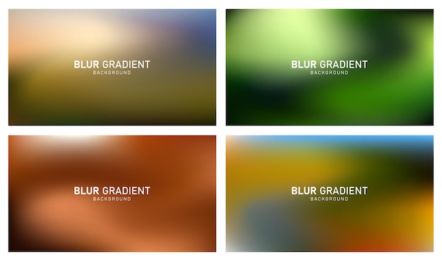 cenografia de fundo de desfoque de gradiente moderno colorido
