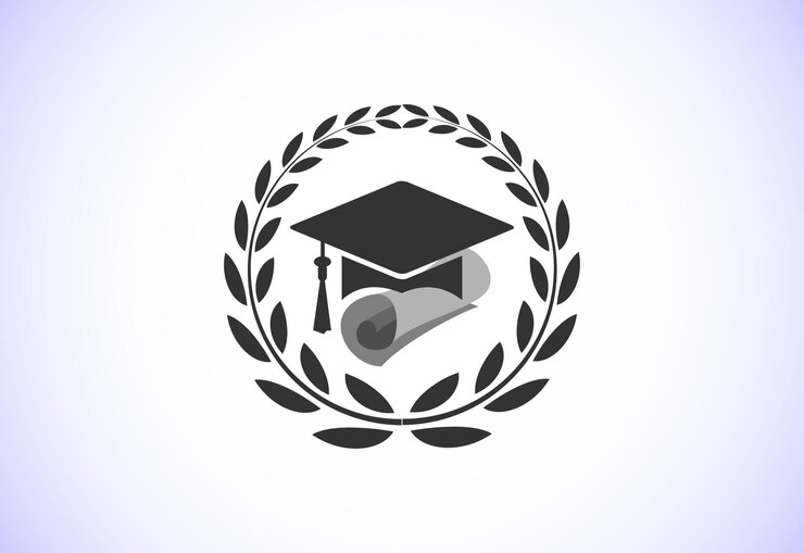 Vetor cerimônia de formatura parabéns graduados design para