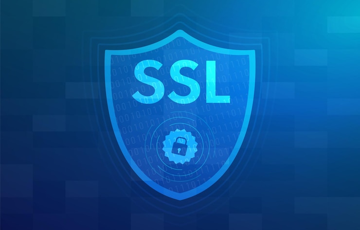 Vetor certificado ssl secure sockets layer e segurança cibernética https conceito de protocolo de computação na internet