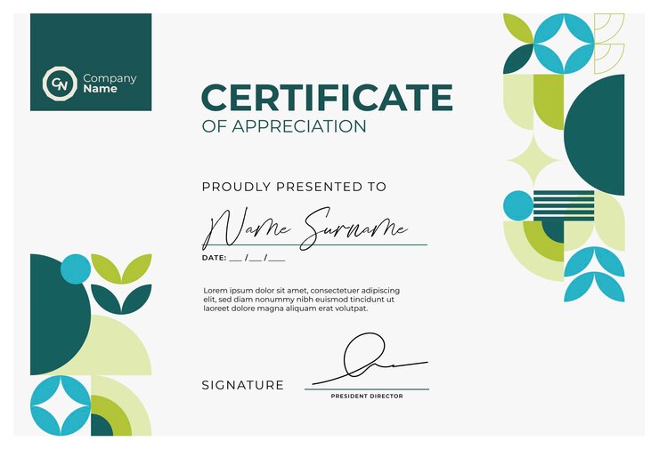 Vetor certificado