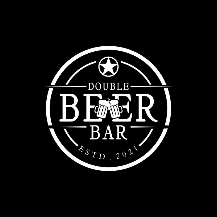 cerveja bebida logotipo carimbo design de logotipo