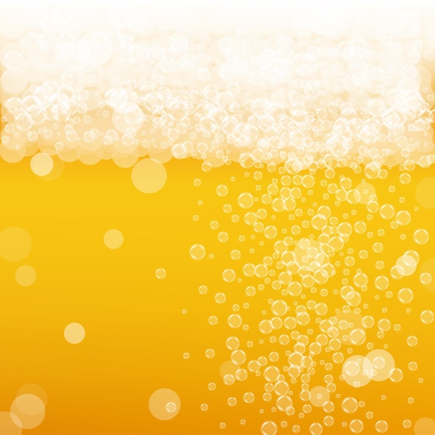 Cerveja pilsen. fundo com respingo de embarcações. espuma oktoberfest. cerveja alemã com bolhas realistas. bebida líquida fresca para pab. design de folheto laranja. caneca dourada para espuma oktoberfest.