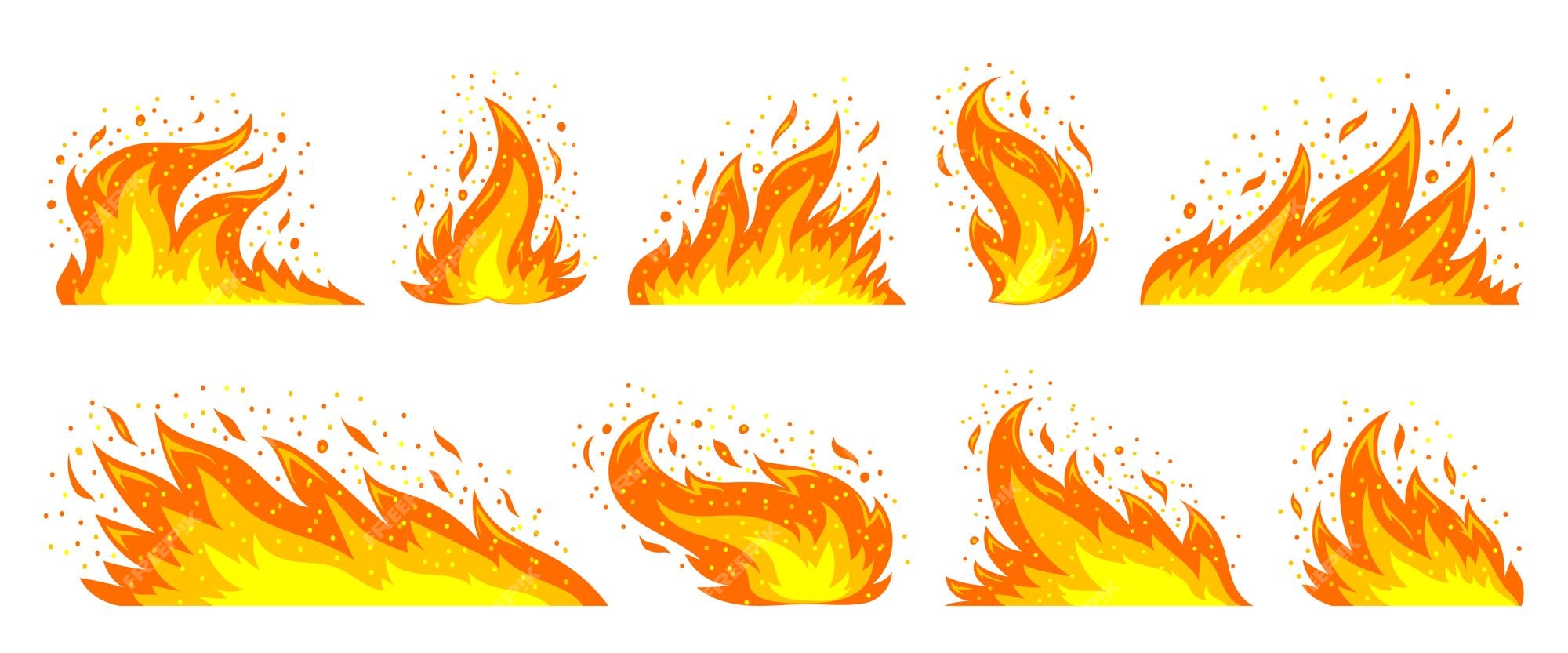 Fogo Realista Ou Desenho De Imagem Vetorial Do Conjunto De Chamas Fogo  Quente Sobre Fundo Branco Ilustração do Vetor - Ilustração de isolado,  fogueira: 176320315