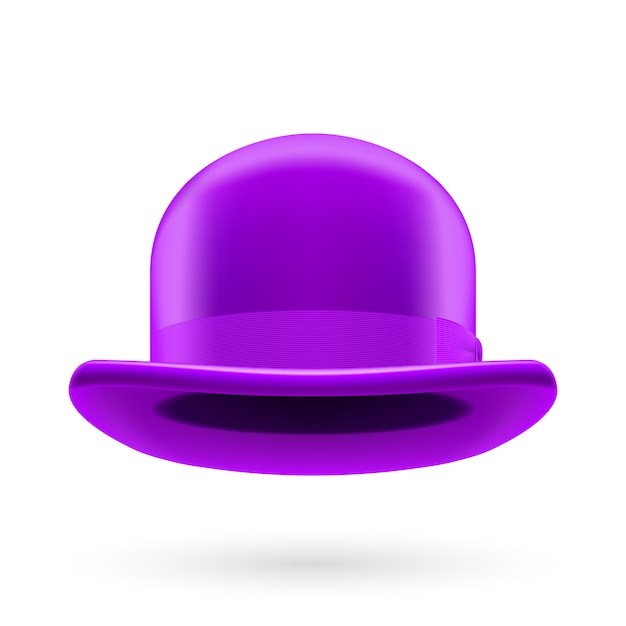 Chapéu-coco violeta