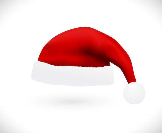 Chapéu de papai noel vermelho natal