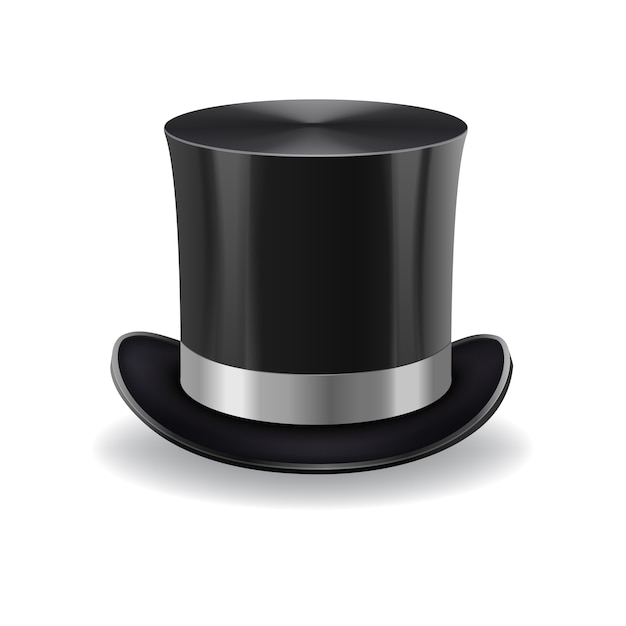 Chapéu preto cavalheiro