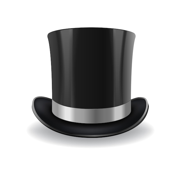 Chapéu preto cavalheiro