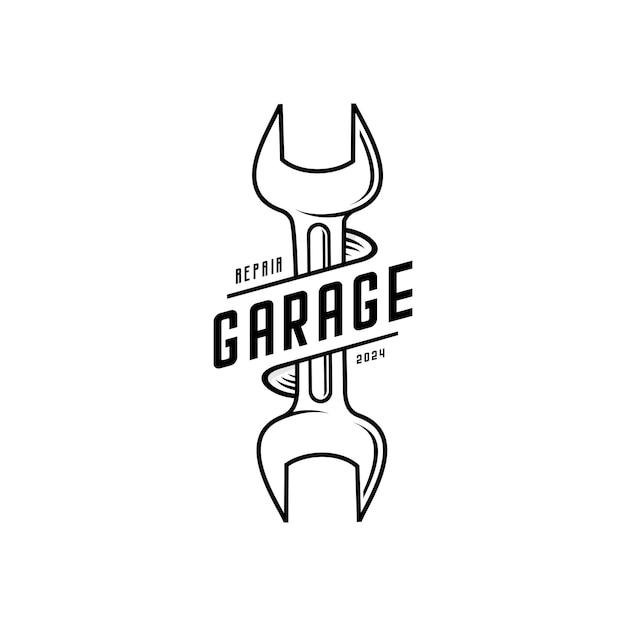 Chave elétrica e fita que diz garagem