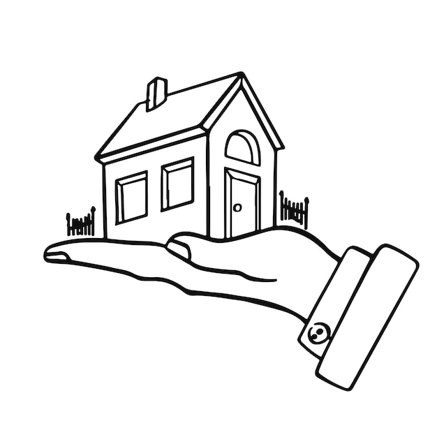 Vetor chaves para uma nova casa imobiliária compram um logotipo para um corretor de imóveis