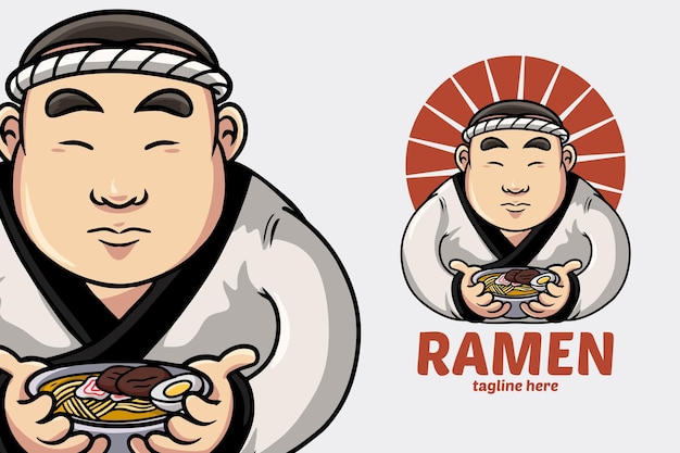 Chef japonês de ramen