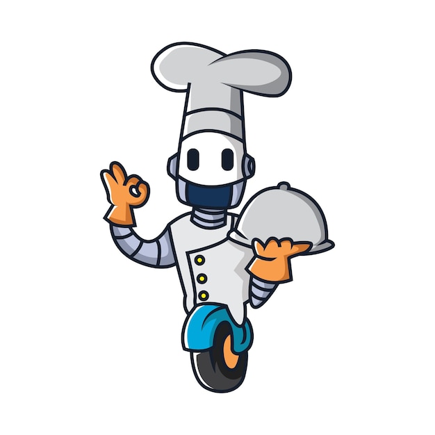 Vetor chef robô