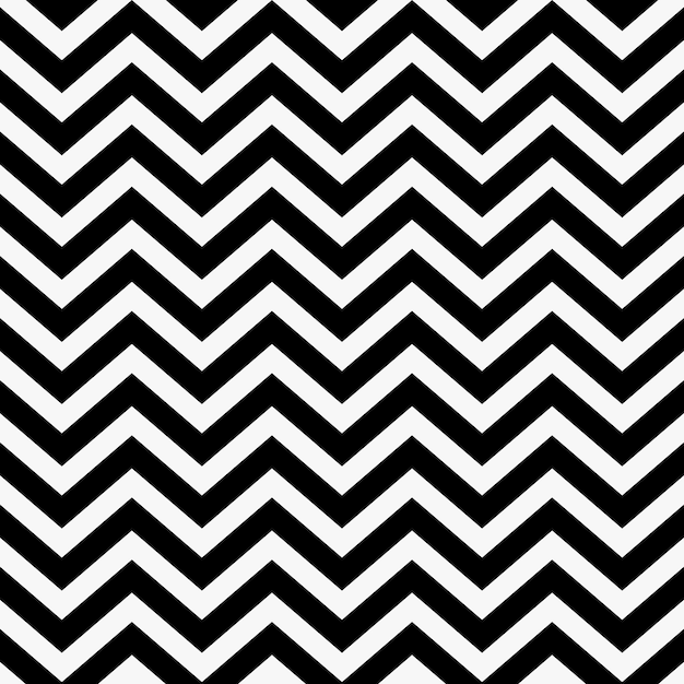 Chevron preto e branco sem costura padrão