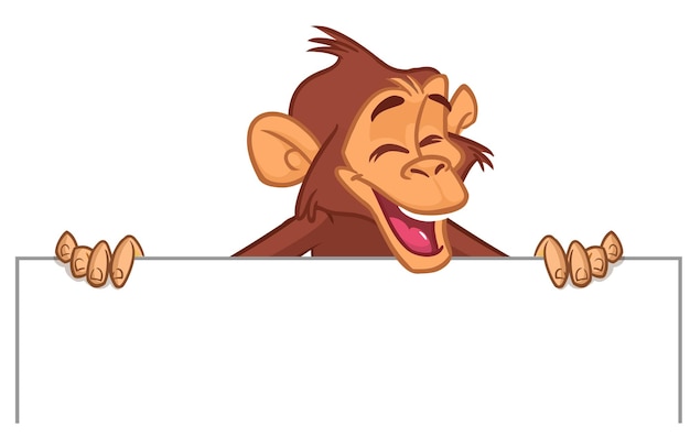 Ilustração De Clipart De Personagem De Desenho Animado De Macaco