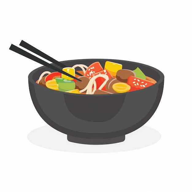 China comida asiática vetor ilustração chinesa cultura asiática refeição fundo tradicional ori