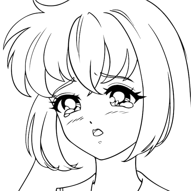 Olhos humanos chorosos esboço, desenho olho Anime arte chorando, menina  triste, mamífero, cara png