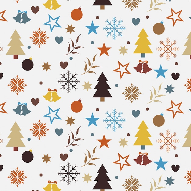 Vetor chrismas pattern background dessgin