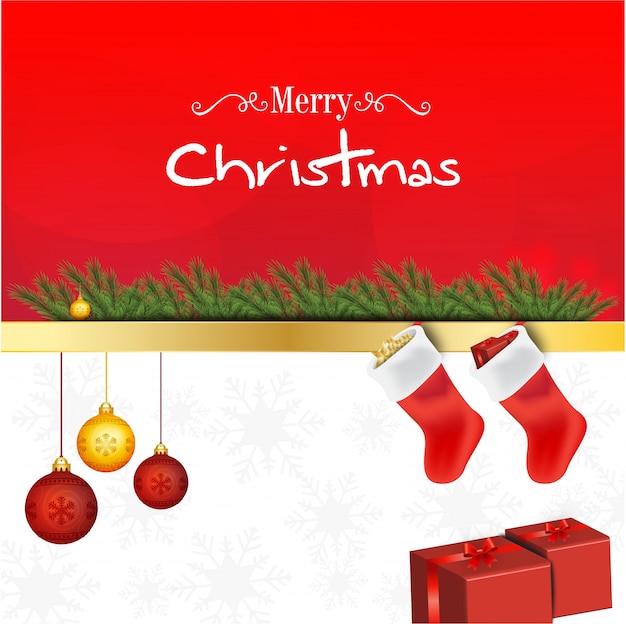 Christmas greeting background