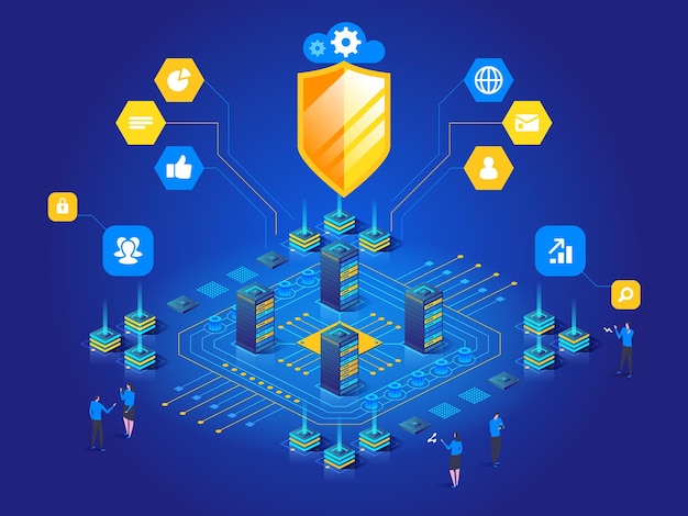 Cibersegurança malware programa de segurança de dados seguros
