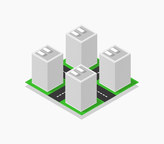 Cidade isométrica