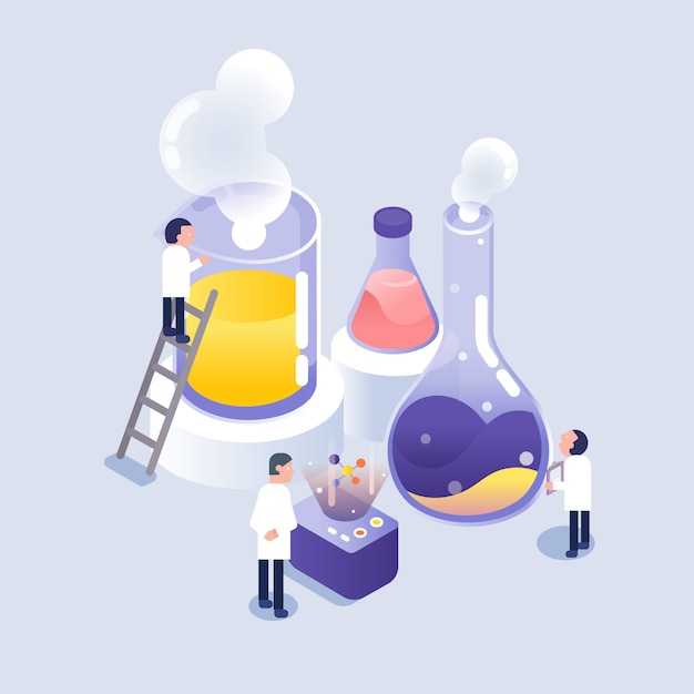 Cientista a trabalhar em laboratório
