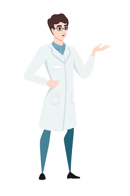 equipe médica . médicos com jaleco branco. personagens de desenhos  animados. vetor . 17415576 PNG