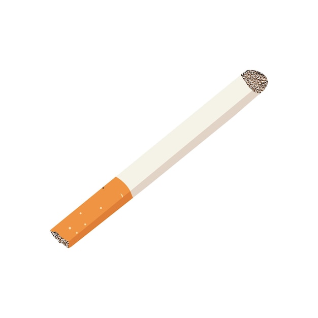 Vetor cigarro png ou cigarro em fundo branco