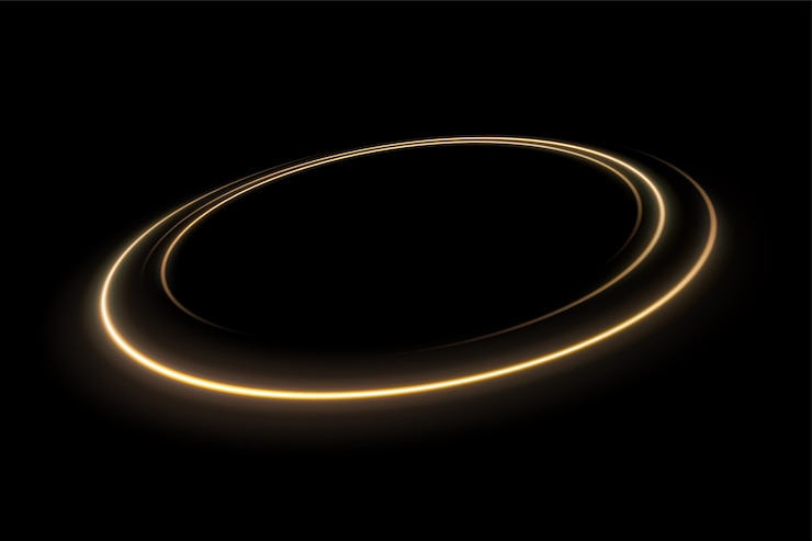 Vetor círculo bege de luz