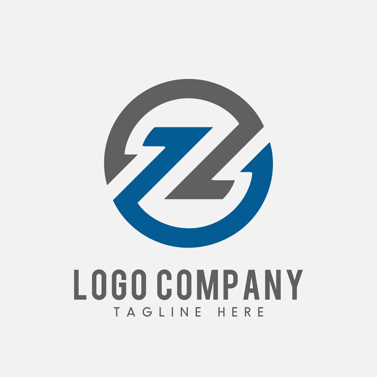 círculo de cartaz logo Z
