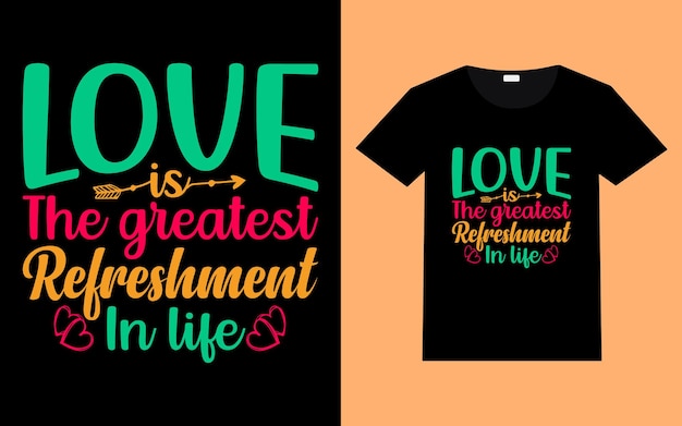 Citações de tipografia do dia dos namorados design de camiseta letras românticas de amor