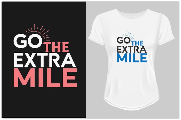 Citados motivacionais fortes vetor de ilustração de tipografia para elemento de modelo de camiseta