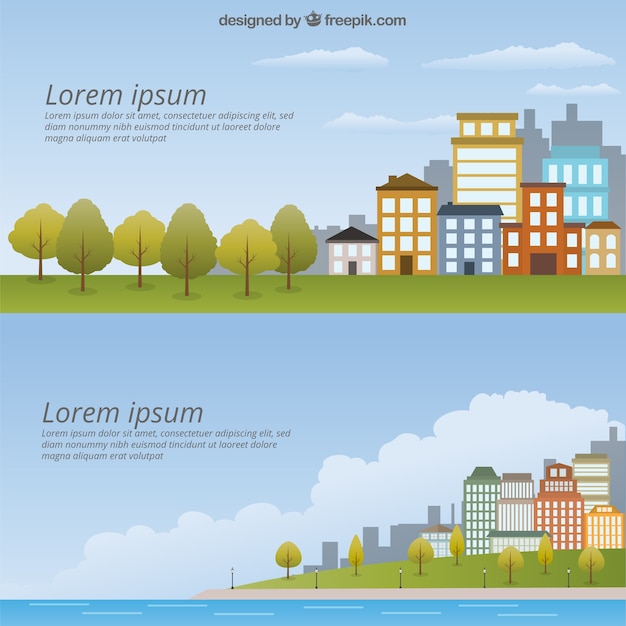 Cityscape pacote modelo
