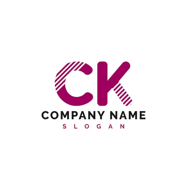Vetor ck letter logo design ck letter logo vector ilustração vector