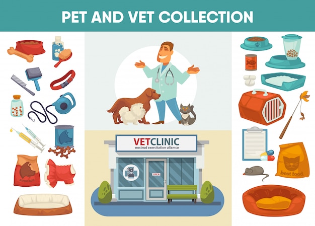 Clínica de medicina veterinária, clínica ou pet shop