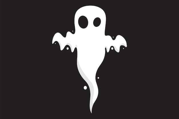 Clipart de fantasma de Halloween, ilustração de fantasma