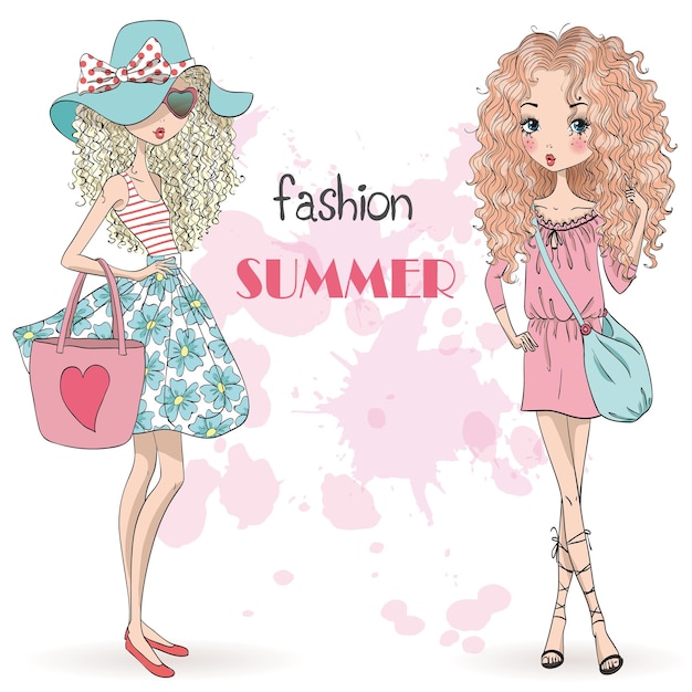 Vetor clipart de ilustração de moda