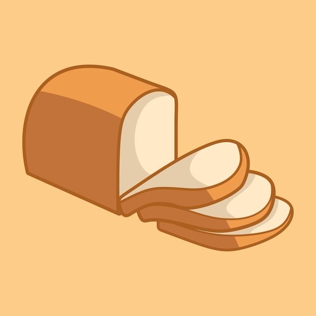 Clipart de pão fatiado