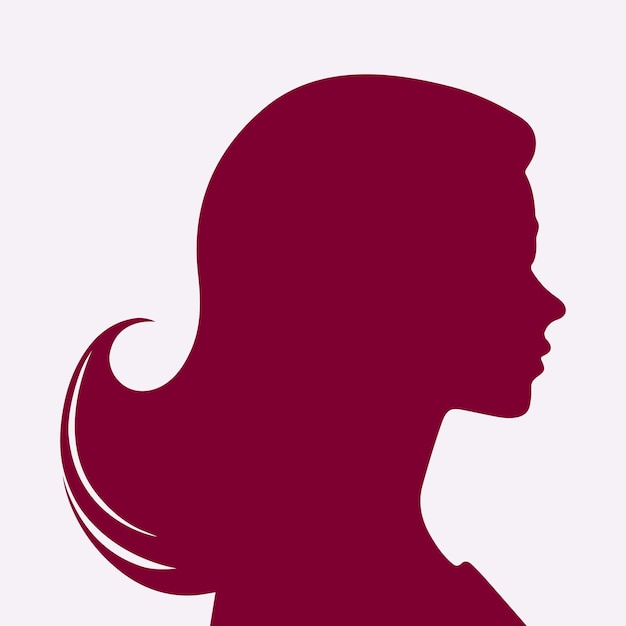Clipart de silhueta feminina