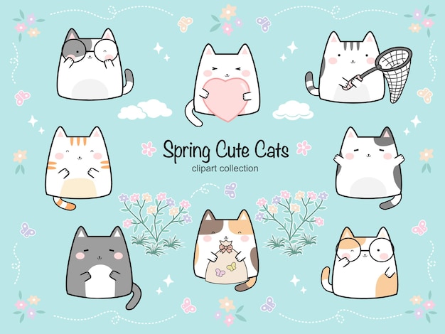 gatos kawaii