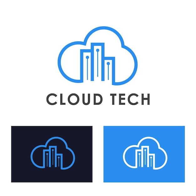 Cloud tech logo