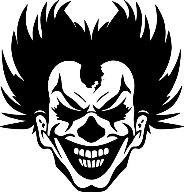 Vetor clown logo vetorial de alta qualidade ilustração vetorial ideal para gráficos de camisetas