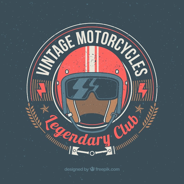 Clube da motocicleta do vintage