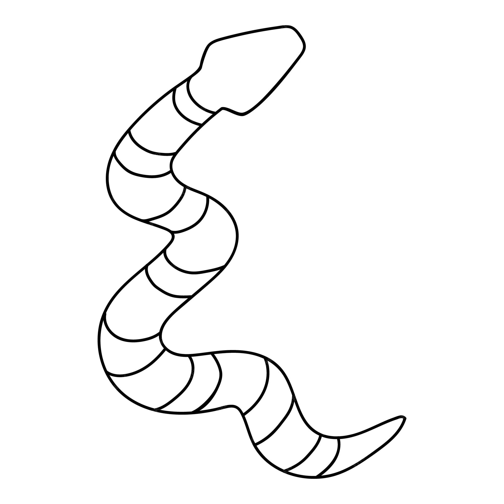 Cobra em estilo doodle, imagem linear única de uma serpente se contorcendo,  ícone de contorno