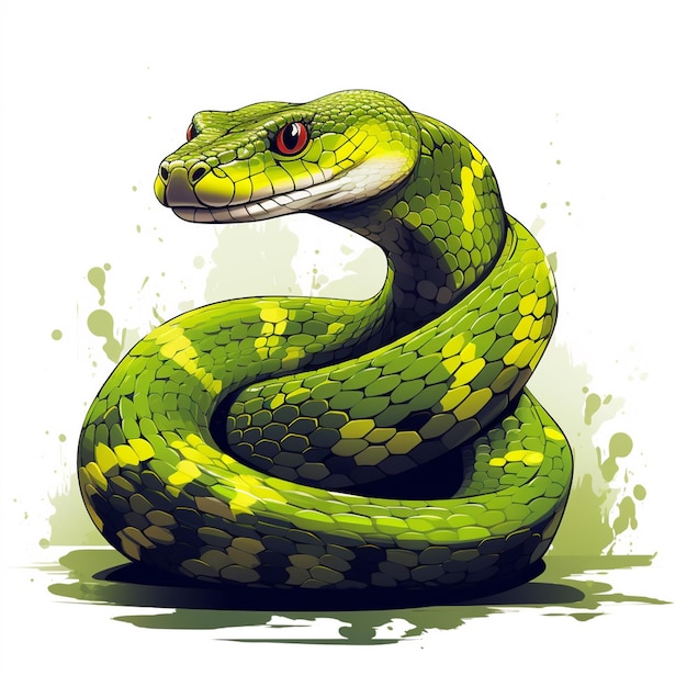 Vetor cobra ilustração animal vetor réptil design vida selvagem serpente selvagem preto natureza isolada